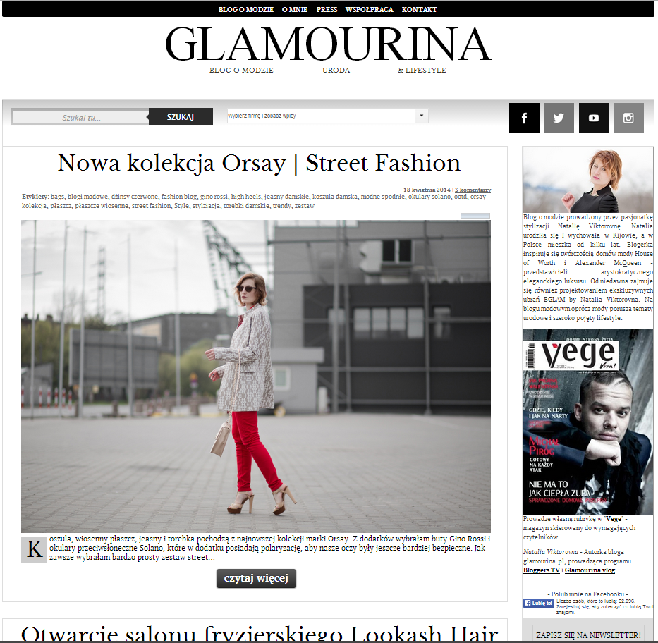 Blog moda Glamourina